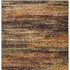 2' X 8' Gold And Slate Abstract Runner Rug